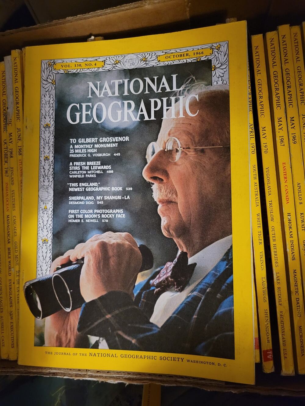 National geographic october 1966 vol 130 no.4